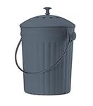 Eddingtons 83102 Eco Compost Pail Caddy Plus Filters - Slate, Grey ,20.0 cm*30.0 cm*20.0 cm