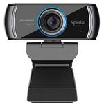 Spedal HD Webcam 1080p with Microphone, USB Webcam for Desktop, Computer, PC，Mac, Laptop Video Conferencing, Recording and Streaming, Plug and Play with Xbox, Zoom, Skype