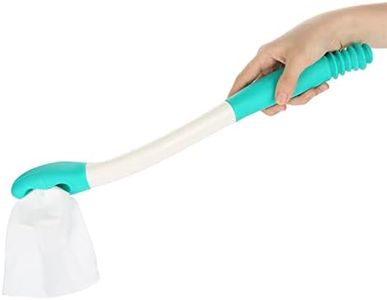 Toilet Aid Wiper, Self Assist Bathroom Bottom Butt Wipe Helper Wand, Long Reach Comfort Wipe Tool Paper Tissue for Pregnant After Surgery, Seniors, Arm Handicap, Bariatric