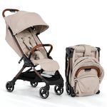 Silver Cross Clic Compact Stroller - Lightweight Travel Stroller for Newborn to Toddler (Birth to 55 lbs.), One-Hand Fold, Lie-Flat Seat, Airplane Cabin Approved, UPF50+ Canopy