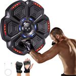 Music Boxing Machine, Boxing Punching Machine with 9 Modes, Rechargeable Boxing Equipment Two Install Modes,Boxing Pads for Training Indoor, Boxing Target Machine with Gloves