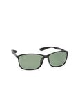 Fastrack Men's Sport Sunglasses (Black Frame, Green Lens) (Free Size)