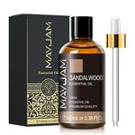 MAYJAM Sandalwood Essential Oils 100ML, Sandalwood Oil for Diffuser, Humidifier, DIY, Home, Office