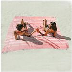 Giant Huge Thin Boho Throw Blanket Turkish Beach Blanket Towel Jumbo Extra Large Xl XXl Big Oversized Outdoor Picnic Accessories Airplane Travel Essentials Camping Gears Must Haves Yard Yoga Mat Coral
