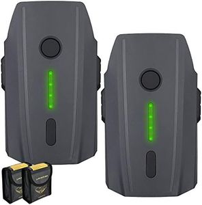 Mavic Pro Battery, 2-Pack 11.4V 3830 mAh LiPo Intelligent Flight Battery + Safe Bag Replacement for Mavic Pro & Platinum & Alpine White Drone