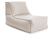 Gouchee Home Alpine Outdoor/Indoor Bean Bag Chair, Beige - Lounger with Back Rest Filling Included, Sofa Chair for Patio and Outdoors, Beanbag Chair with Water-Proof Fabric, X-Large