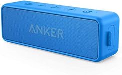 [Upgraded] Anker Soundcore 2 Portable Bluetooth Speaker with 12W Stereo Sound, Bluetooth 5, BassUp, IPX7 Waterproof, 24-Hour Playtime, Wireless Stereo Pairing, Speaker for Home, Outdoors, Travel