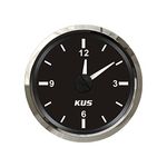 Kus Guaranteed 2" Auto Marine Clock Gauge 12-Hour Format Meter with Backlight 52mm Diameter 12V 24V