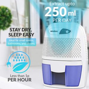 Senelux Mini Dehumidifier 500ml – Compact Moisture Absorber