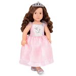 Our Generation – 18-inch Doll – Brown Eyes & Brunette Hair – Gown Outfit & Tiara – Pretend Play – Toys For Kids Ages 3 & Up – Amina