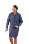 Champion Men's Cotton Night Shirt - blue - Large