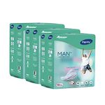 DIGNITY Men Man Light Incontinence Pads For Leakage Protection, Light Absorption Male Incontinence Pads, 10 Pads/Pack (Pack Of 3) 30 Pads