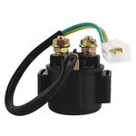 FLYPIG Starter Solenoid Relay 12V 2 Pins for 4 Stroke GY6 Engine 50cc 70cc 90cc 110cc 125cc 150cc 200cc 250cc ATV Scooter Quad Pit Dirt Bike Go Kart Buggy 4 Wheeler Moped Taotao Starter Relay