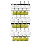 Sorbus Mug Rack Cup Holder - Wall Mounted Home Storage Mug Hooks with 6-Tier Display Organizer for Coffee Mugs, Tea Cups, Mason Jars, and More – Holds 27 Mugs – Black Metal (Large)