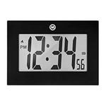 Marathon Large Digital Wall Clock | Large Digit Display with Alarm & Fold-Out Table Stand | Ideal Kitchen Wall Clock or as a Wall Clock for Bedroom