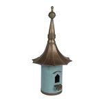 Creative Co-op Secret Garden Decorative Metal Bird House