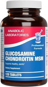 High Absorption Glucosamine Chondroitin MSM - Clinical Formula Bone Joint Tendon and Ligament Supplement with MSM Glucosamine Chondroitin - Non-GMO Gluten Free & Made in The USA - 120 Servings