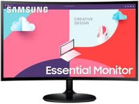 Samsung 24 Inch S36C LED Curved Monitor (1920x1080), 75Hz, 4ms, AMD Freesync, 1800R Curve