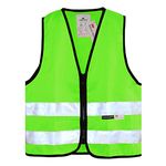 Salzmann 3M Children's High Visibility Safety Vest with Zipper | Made with 3M Reflective Material