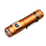 PIOOCAN S10Pro LED Flashlights, High Powered 2500 Lumens Super Bright Tactical Flashlight, Rechargeable, 5 Modes Magnetic Waterproof Flash Lights for Emergency, Outdoor, Home, Camping, Hiking (Orange)