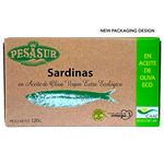 SolDiMar Pesasur Sardines in Organic Extra Virgin Olive Oil 120g (Pack of 5)