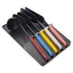 Joseph Joseph Elevate Utensils in drawer store 5-Piece Utensil Set, kitchen storage and organisation - Multicolour