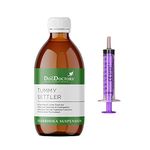 The Dog Doctors Tummy Settler For Fast Acting Relief From Loose Stools. 50 Serving For Digestive Issues & Diarrhoea - Suitable For All Breeds & Sizes - Syringe Included to Easily Administer! (250ml)