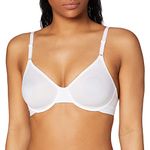 Triumph Womens Micro Fun Non-padded Wired Bra, White, 38D UK