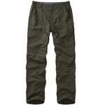 Winebox Walking Hiking Trousers Mens Quick Dry Lightweight Breathable Outdoor Fishing Climbing Travel Cargo Pants(6855-Army Green-32)