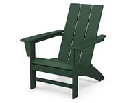 POLYWOOD AD420GR Modern Adirondack Chair Outdoor Furniture, Green