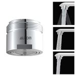 ALTON ALD355, ReversiFlow Faucet Aerator - Innovative Solution for Clog-Free Performance and Customizable Water Flow, Silver