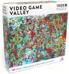 Big Potato Video Game Valley: Video Game Jigsaw Puzzle for Adults (1000 Pieces) Filled with 101 Riddles to Solve