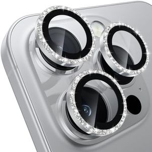 WSKEN for iPhone 16 Pro/iPhone 16 Pro Max Camera Lens Protector - [Original Shooting Model] Shatterproof Ultra HD Tempered Metal Glass Camera Screen Protector Cover Film Accessories