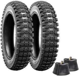 12.5x2.75 Replacement Knobby Tire and Inner Tube, 12 1/2 x 2.75 Dirt Bike Tire Tube for Razor MX350 MX400 Dirt Rocket, X-Treme X-560, Compatible with 12 1/2x2 3/4 Electric Scooters Tire Tube(2Sets)