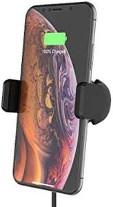 Belkin 10W Lightweight Fast Wireless Vent Mount USB Car Charger Compatible for Samsung - Black
