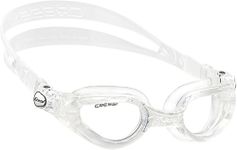 Cressi Right, Low Profile Adult Swimming Goggles - Cressi: 100% Made in Italy Since 1946, Clear (DE201660)