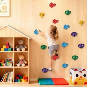 SREHRLY 20 PCS Rock Climbing Holds for Kids, Large Climbing Holds Adult Rock Wall Holds Climbing Rock Wall Grips for Indoor and Outdoor Playground Play Set with Hardware