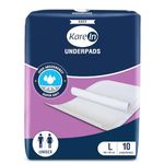 KareIn Easy Underpads, Large 60 X 80 Cm, 10 Count, High Absorbency, Leak Proof, Unisex, Pack of 1