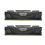 【DDR4 RAM】 GIGASTONE Game PRO 32GB Kit (2x16GB) DDR4 3200MHz PC4-25600 CL 16-18-18-40 Intel XMP 2.0 AMD Ryzen 1.35V UDIMM 288 Pin Unbuffered Non ECC High Performance Gaming Desktop Memory - Black