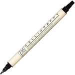 Zig Memory System Calligraphy Marker Pure Black 2 Set