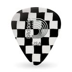 Planet Waves 1CCB4 Checkerboard Celluloid Medium Guitar Pick, Pack of 10