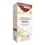 Cultivator's 100% pure Organic Henna powder for hair | Natural Henna powder for hair color and growth | USDA certified henna powder for hair No chemical or additive | Ayurvedic Heena -100gm