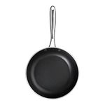 Gotham Steel Non Stick Frying Pan, Copper Cast 10” Ceramic Frying Pan Nonstick, Cast Aluminum Cooking Pan, Egg Pan, Stay Cool Handle, Long Lasting Nonstick, Dishwasher & Oven Safe, 100% Toxin Free