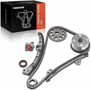 A-Premium 8PCS Engine Timing Chain Kit W/Sprocket & More [fits DOHC, 4Cyl 1.5L, 1NZ-FEA] Compatible with Scion xA xB 2004-2006 & Toyota Echo 2004-2005, Prius 2004-2009, Yaris 2006-2015