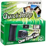 instax Fujifilm Instax Single use camera, Black/Green, 27 exposures with flash