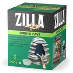 Zilla Spring Cave Décor with Blue LED, Rain Chamber, One Size, ECOM