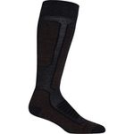 Icebreaker Merino Women's Over the Calf Medium Cushion Wool Ski Socks for Women, Jet Hthr, Medium