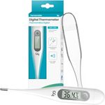 Digital Thermometer, Oral Thermometer for Adults and Infants, C/F Switchable, Rectum Armpit Reading Thermometer for Baby Kids and Adults