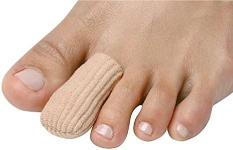 NatraCure Gel Toe & Finger Caps/Protectors for Blisters, Calluses, Corns, Ingrown Nails - 6 Pack