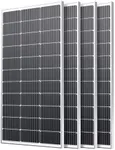 Callsun 400W Solar Panel, 4 Pcs 12V 100 Watt Solar Panel with High-Output Design, High Efficiency Monocrystalline PV Module,Ideal for RV,Rooftop,Home, Farm, Off-Grid Cabin,Emergency Backup(4PCS)